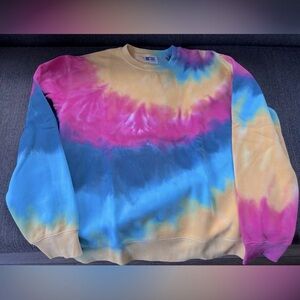 Tie-Dye Sweatshirt and Jogger Set - Medium